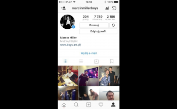 UWAGA! FAŁSZYWY PROFIL MARCINA MILLERA NA INSTAGRAMIE!