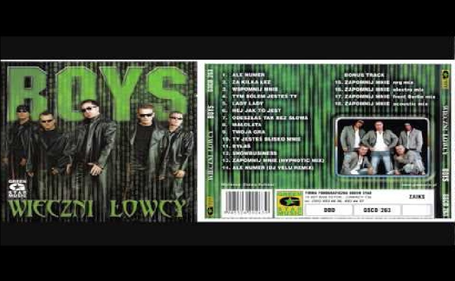 Boys - Zapomnij Mnie (Nrg mix) [2005]